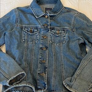 Faconnable Blue Jean Jacket-Women’s Size L